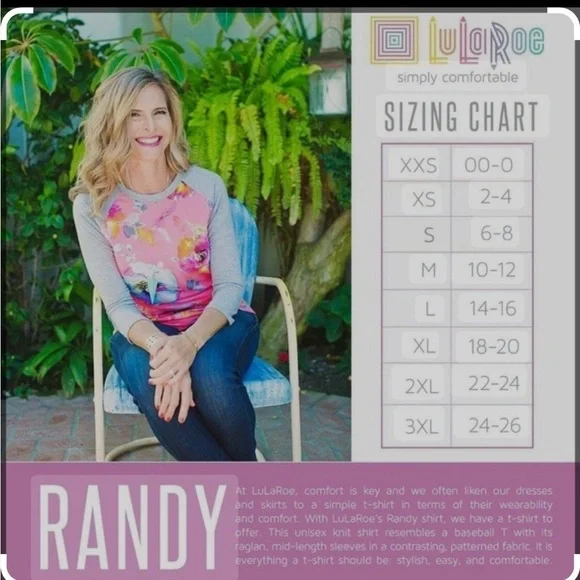 LuLaRoe Randy XL - Picture 7 of 7